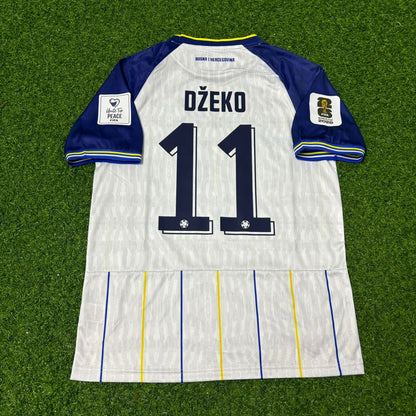 Bosnia and Herzegovina World Cup 2026 Edin Džeko White Football Jersey