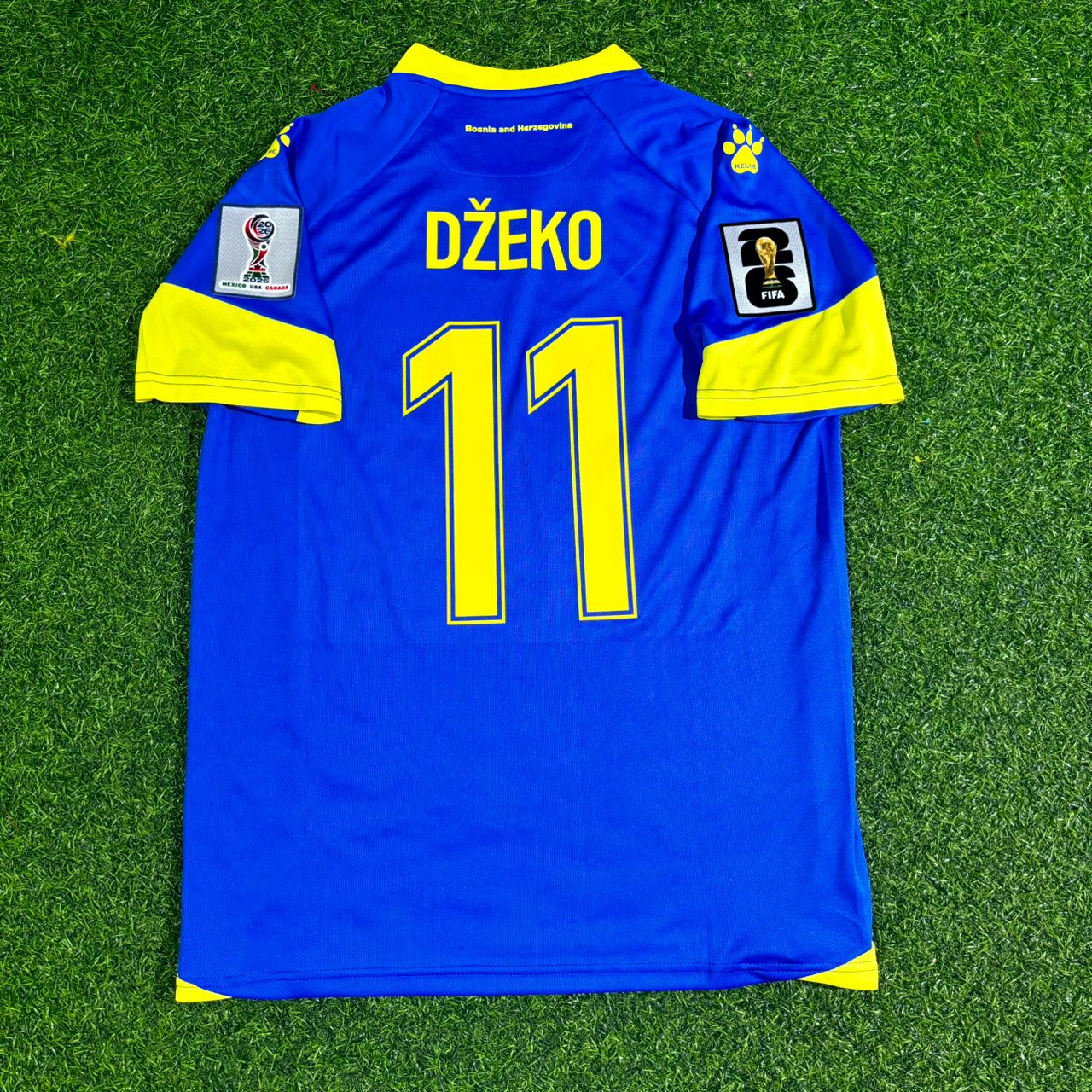 Bosnia and Herzegovina World Cup 2026 Edin Dzeko Home Football Jersey