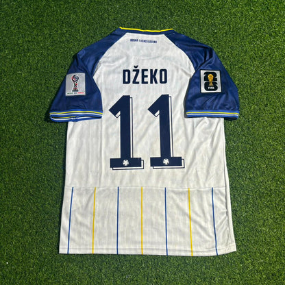 Bosnia and Herzegovina World Cup 2026 Edin Džeko White Football Jersey