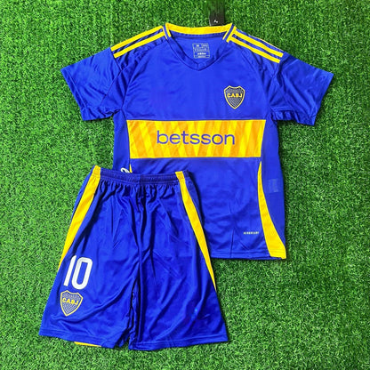 Edinson Cavani Boca Juniors Kids Football Jersey Kit