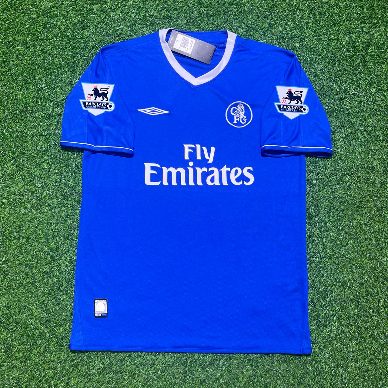 Eidur Gudjohnsen Chelsea 2003-2005 Home Navy Blue Retro Football Jersey