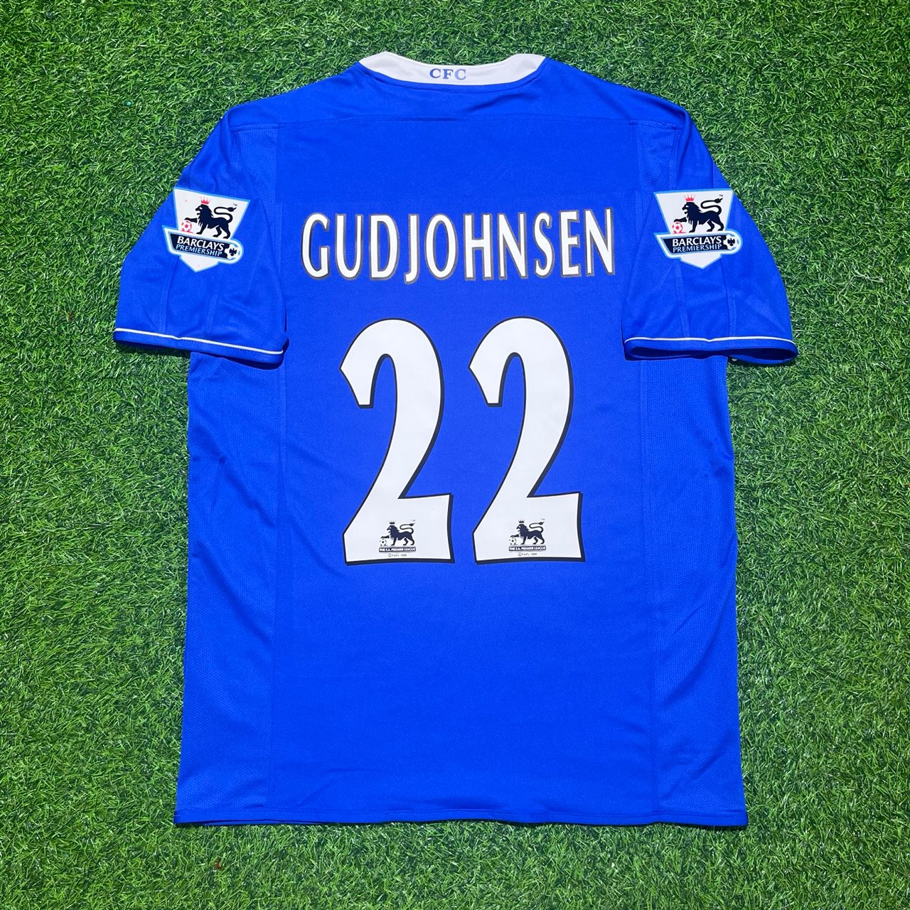 Eidur Gudjohnsen Chelsea 2003-2005 Home Navy Blue Retro Football Jersey