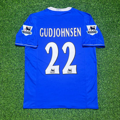 Eidur Gudjohnsen Chelsea 2003-2005 Home Navy Blue Retro Football Jersey