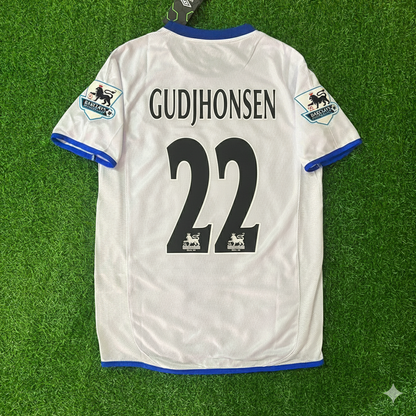 Eidur Gudjohnsen Chelsea Away 2004 Retro Football Jersey Kit