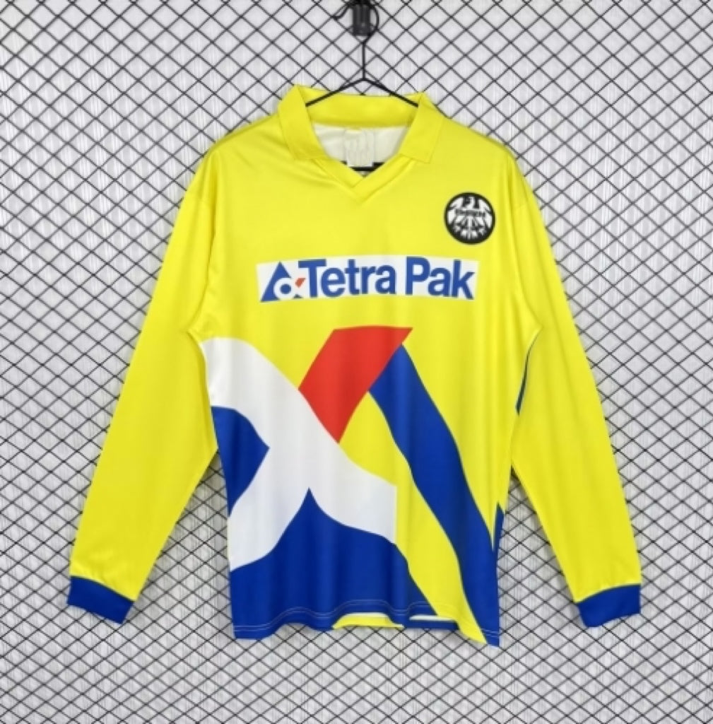 Eintracht Frankfurt 1993/1996 Saison Langarm Heim Retro