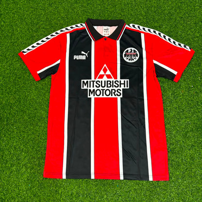 Eintracht Frankfurt 1996/1997 Saison Heim Retro Fußballtrikot Jersey