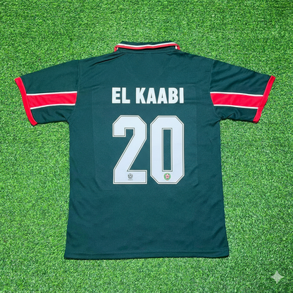 Ayoub El Kaabi Morocco Home Retro Football Jersey Kit