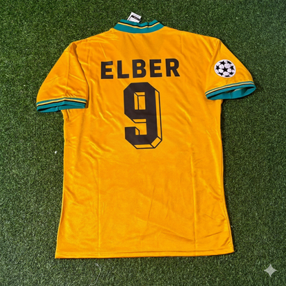 Giovane Elber Bayern Munich Yellow Retro Football Jersey Collection