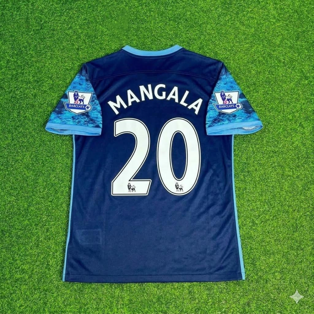 Eliaquim Mangala 20- Manchester City 2016 2017 Season Retro Football Jersey