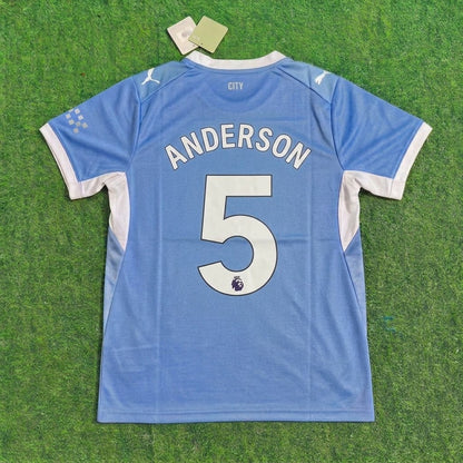 Elliot Anderson Manchester City 2026 27 Home Football Jersey
