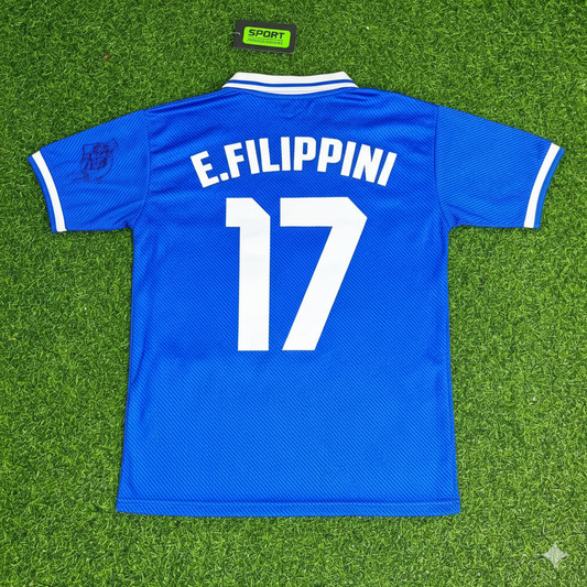 Emanuele Filippini Brescia 1997/1998 Retro Home Football Jersey Kit