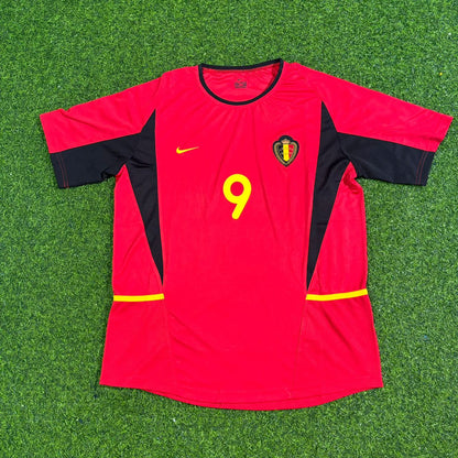 Belgium World Cup 2002 Emile Mpenza Home Football Jersey