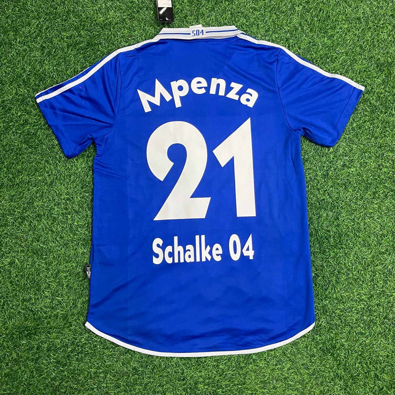 Émile Mpenza Schalke 04 2000 2002 Retro Football Jersey Kit