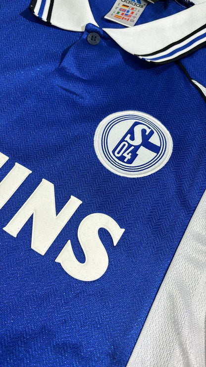 Émile Mpenza Schalke 04 2000 Long Sleeve Retro Football Jersey Collection
