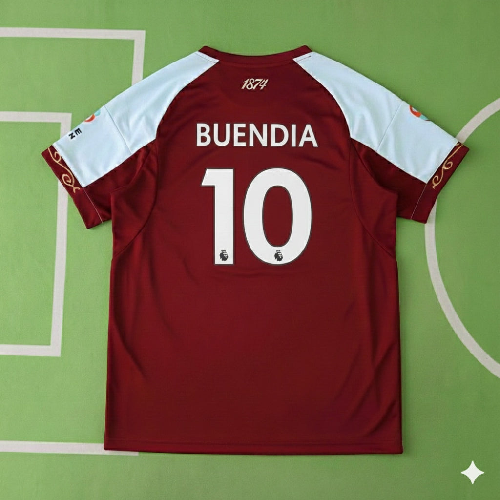 Emiliano Buendía 10- Aston Villa 2026 Away Football Jersey