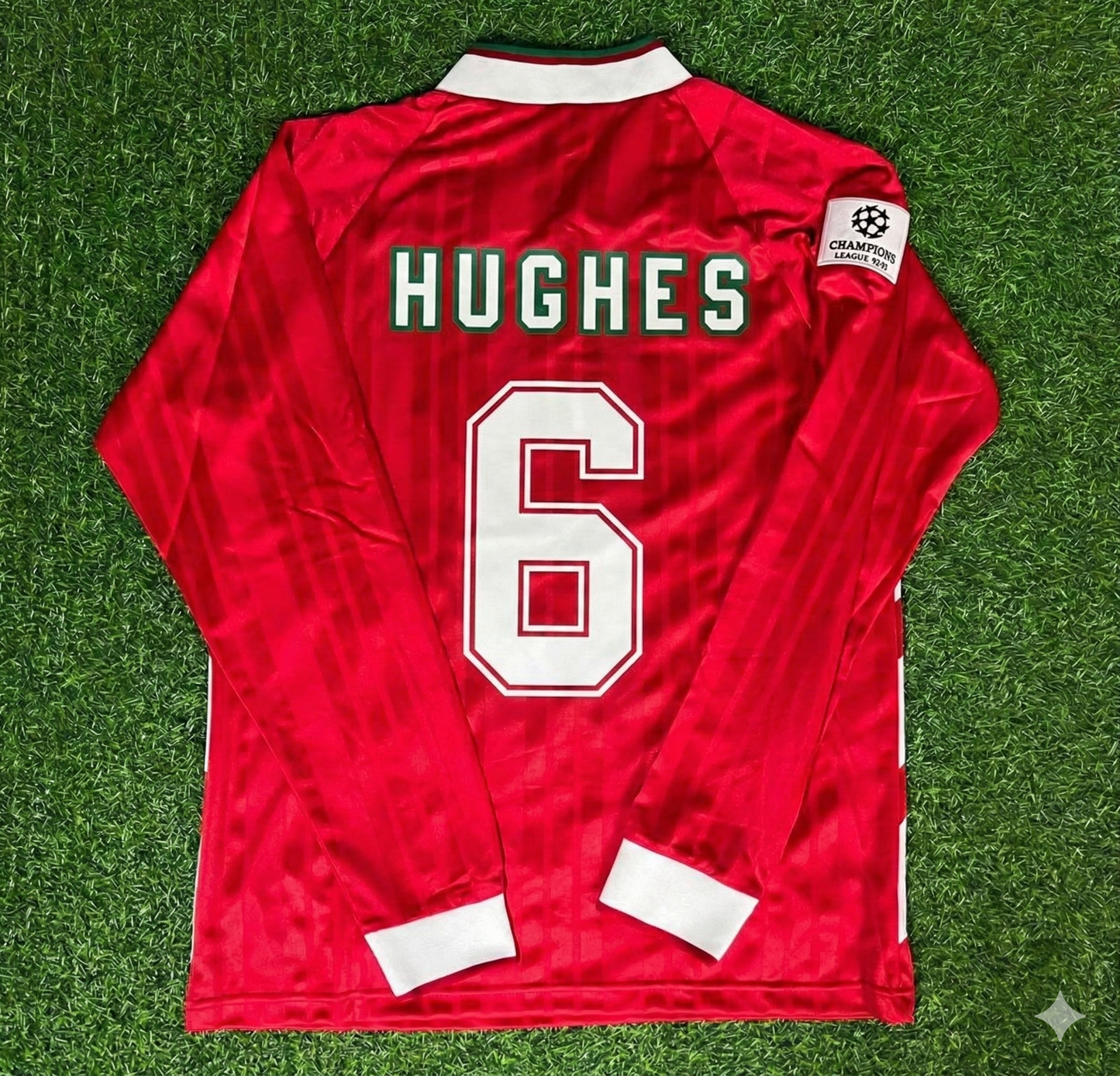 Emlyn Hughes Liverpool Long Sleeve Retro Football Jersey Kit