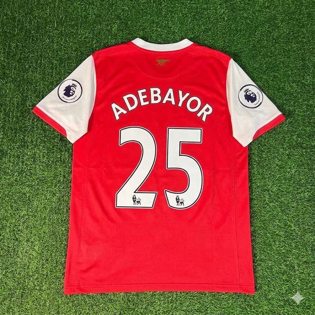 Emmanuel Adebayor #25 Arsenal 2006/2008 Season Retro Football Jersey