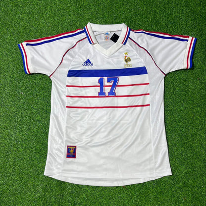 France World Cup 1998 Emmanuel Petit Retro Football Jersey