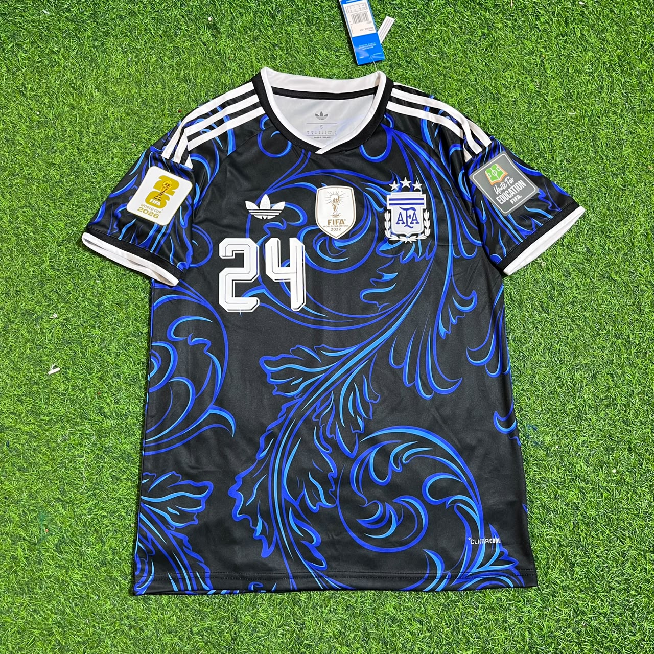 Argentina World Cup 2026 Enzo Fernández #24 Football Jersey Kit