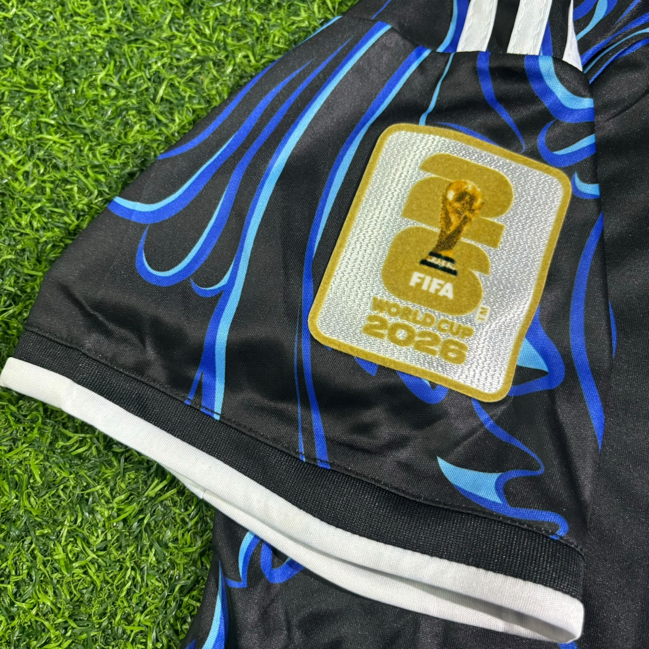 Argentina World Cup 2026 Lionel Messi #10 Golden Patch Football Jersey Kit