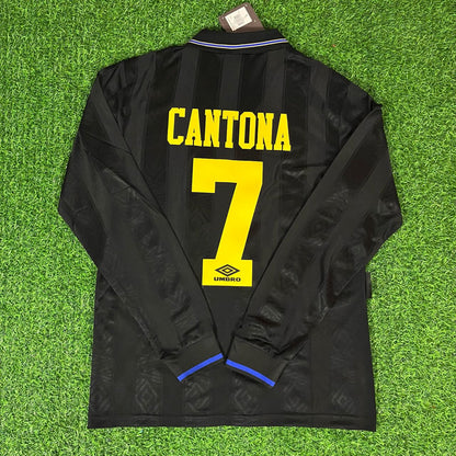 Eric Cantona Manchester United 1992 1993 Retro Football Jersey Kit