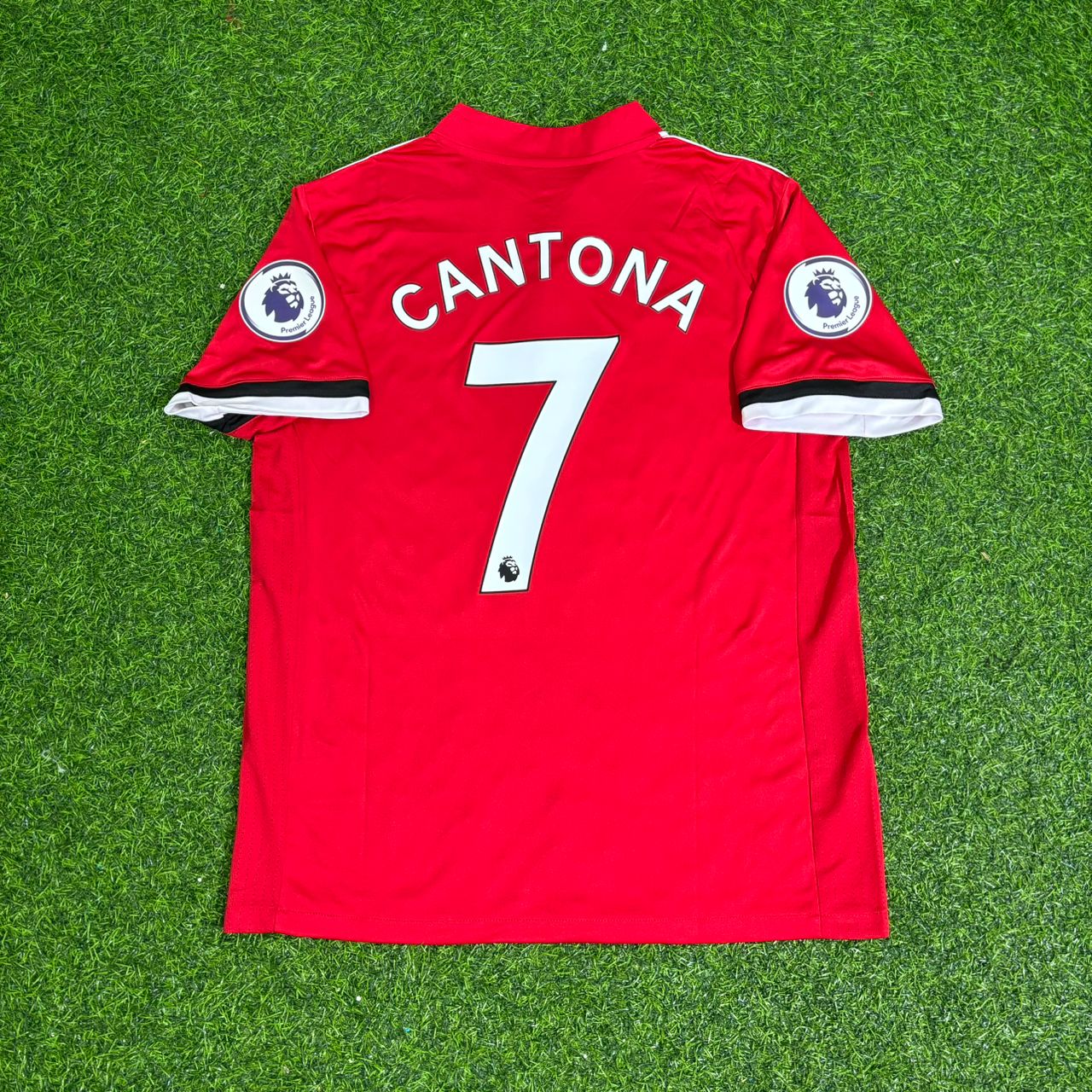 Eric Cantona Manchester United Red Retro Football Jersey Collection