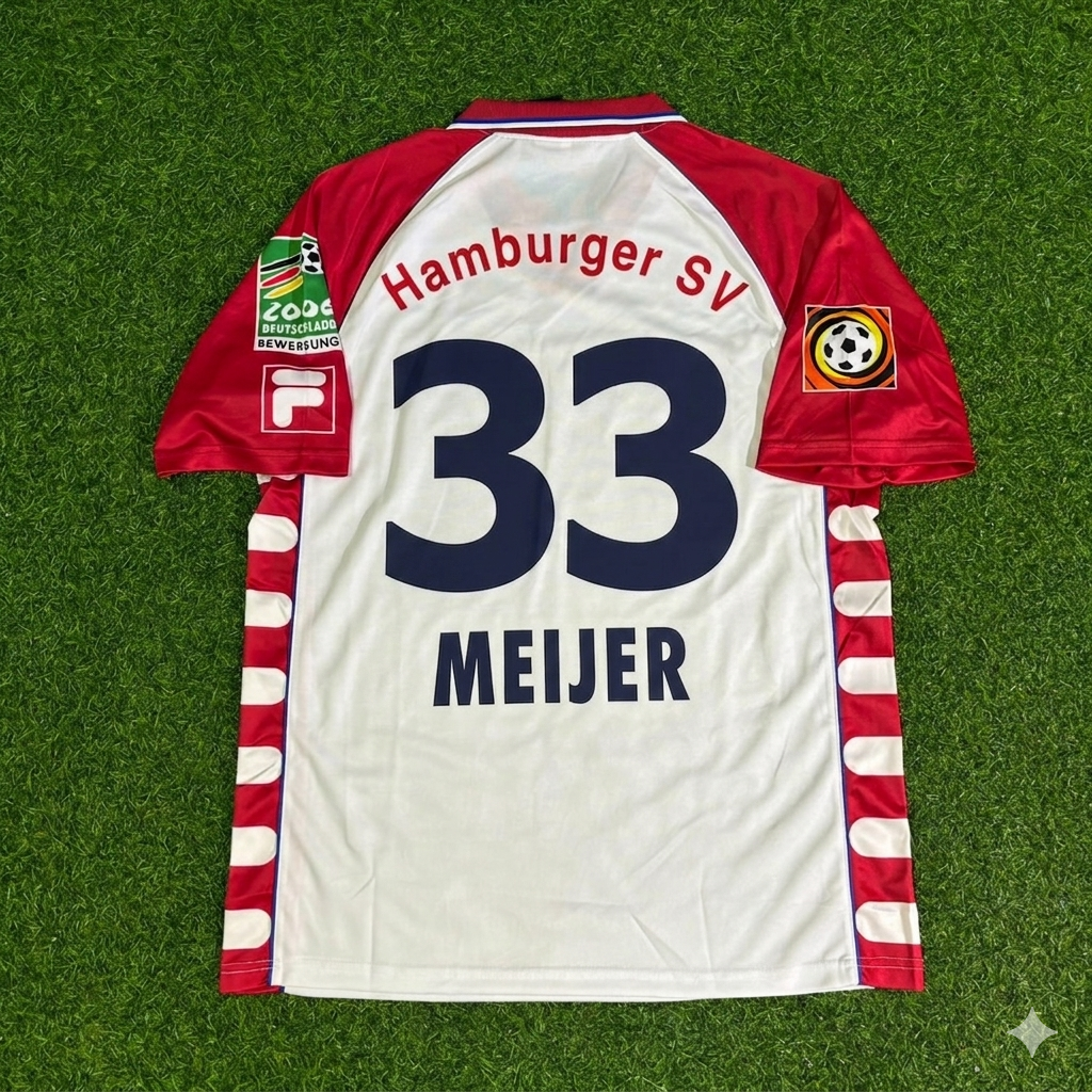 Erik Meijer #33 Hamburger SV Heim Retro Fußballtrikot Jersey