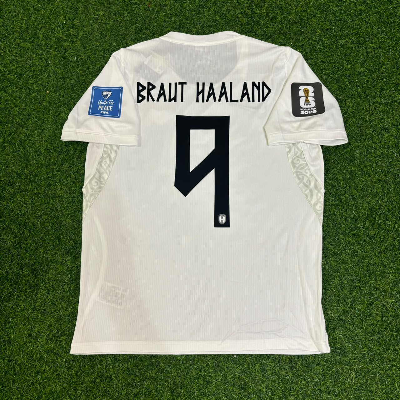 Norway World Cup 2026 Erling Braut Haaland #9 White Football Jersey