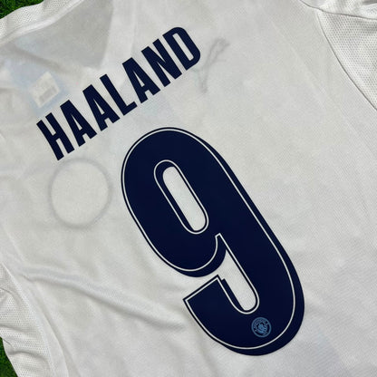 Erling Haaland #9 Manchester City 2026-27 Third Long Sleeve Champions League Patch Football Jersey