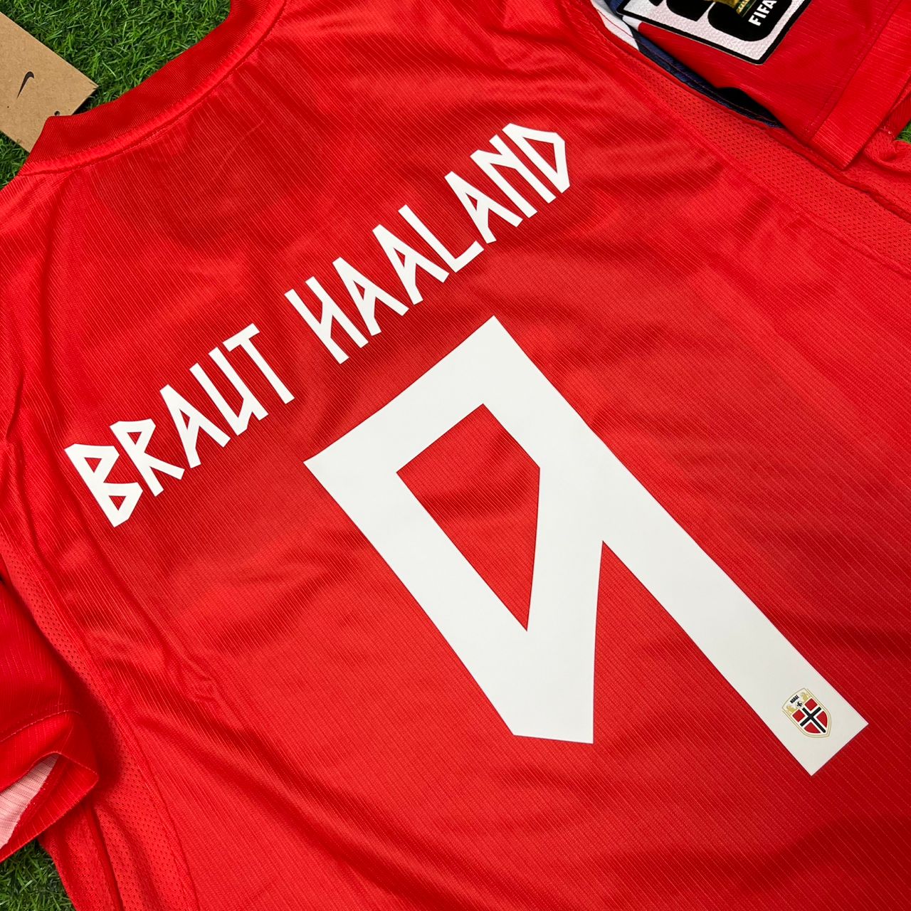 Norway World Cup 2026 Erling Haaland #9 Home Football Jersey