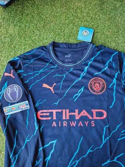 Erling Haaland Manchester City Special Font Football Jersey Kit