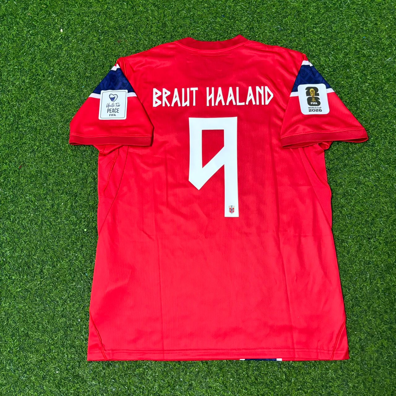 Norway World Cup 2026 Erling Braut Haaland Red Football Jersey Kit
