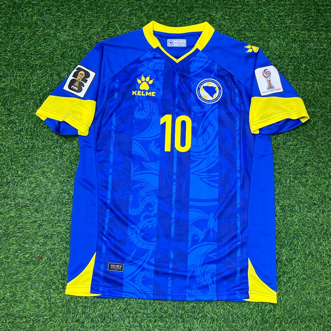 Bosnia and Herzegovina World Cup 2026 Ermedin Demirovic Home Football Jersey