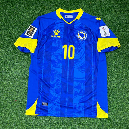 Bosnia and Herzegovina World Cup 2026 Ermedin Demirovic Home Football Jersey