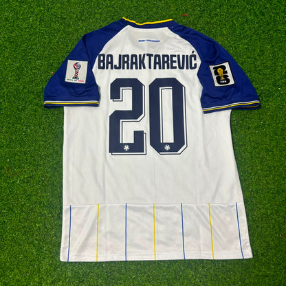 Bosnia and Herzegovina World Cup 2026 Esmir Bajraktarević Away White Football Jersey