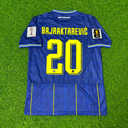 Bosnia and Herzegovina World Cup 2026 Esmir Bajraktarević Dark Blue Football Jersey