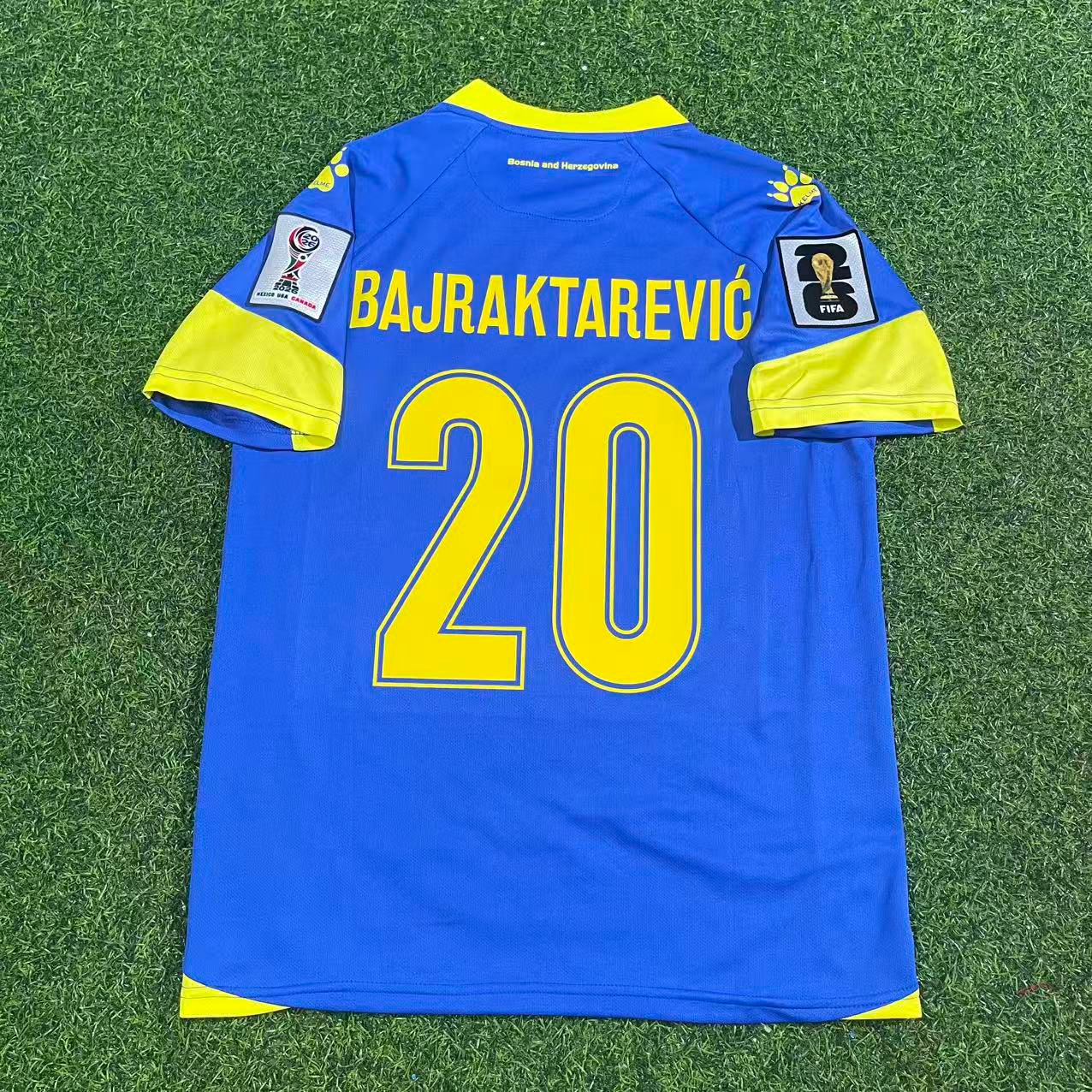 Bosnia and Herzegovina World Cup 2026 Esmir Bajraktarevic Home Football Jersey