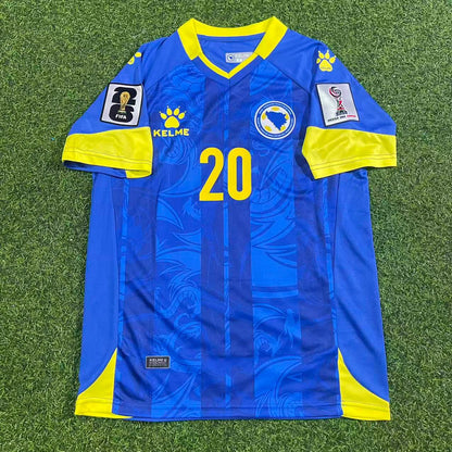 Bosnia and Herzegovina World Cup 2026 Esmir Bajraktarevic Home Football Jersey