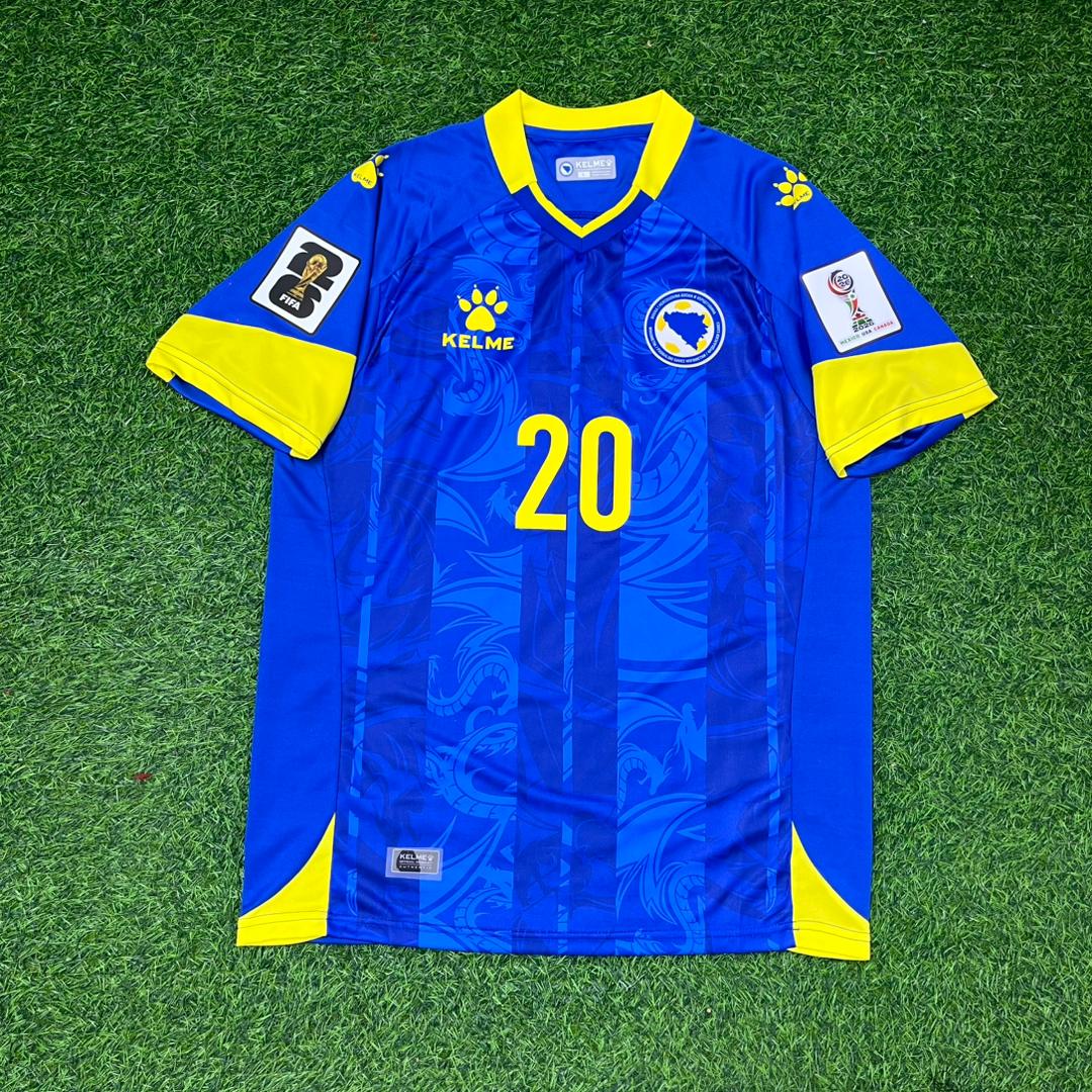 Bosnia and Herzegovina World Cup 2026 Esmir Bajraktarevic Home Football Jersey