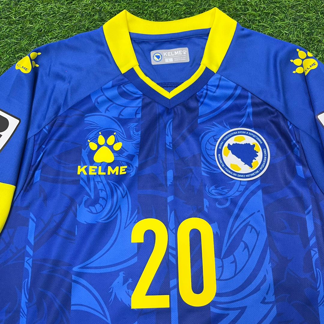 Bosnia and Herzegovina World Cup 2026 Esmir Bajraktarevic Home Football Jersey