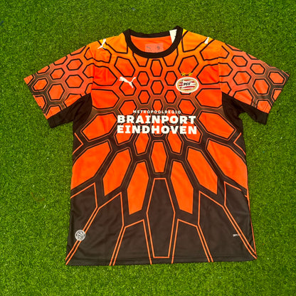 PSV Eindhoven Esmir Bajraktarević 2027 Orange Football Jersey