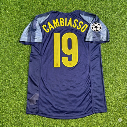 Esteban Cambiasso #19 Inter Milan 2004/05 Retro Football Jersey Kit