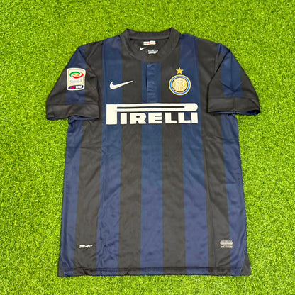 Esteban Cambiasso Inter Milan 2013–2014 Home Retro Football Jersey