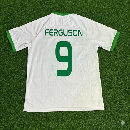 Evan Ferguson 9- Ireland Vintage Special Edition White Football Jersey Collection