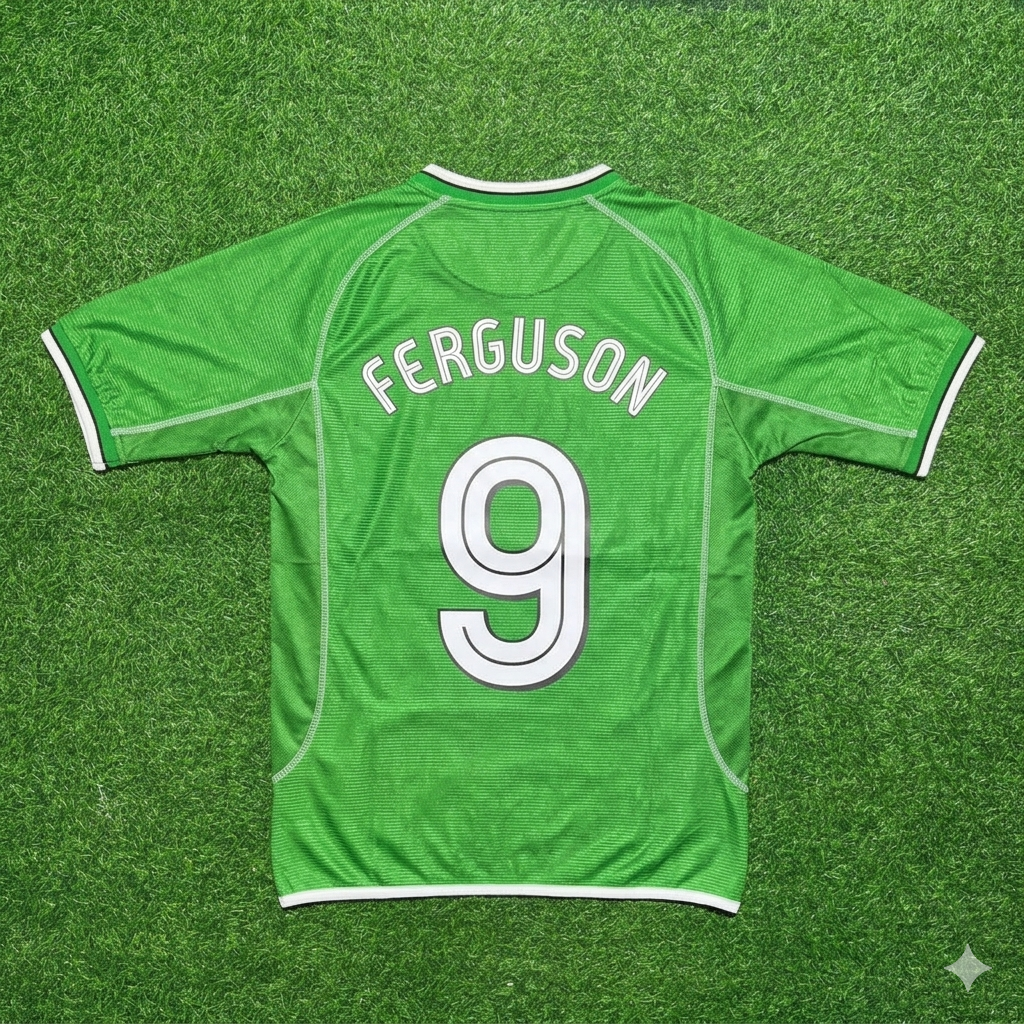 Evan Ferguson Ireland Retro Green Football Jersey Kit