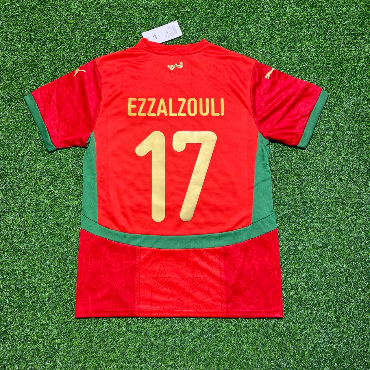 Ez Abde Ezzalzouli Morocco AFCON 2025 Red Football Jersey