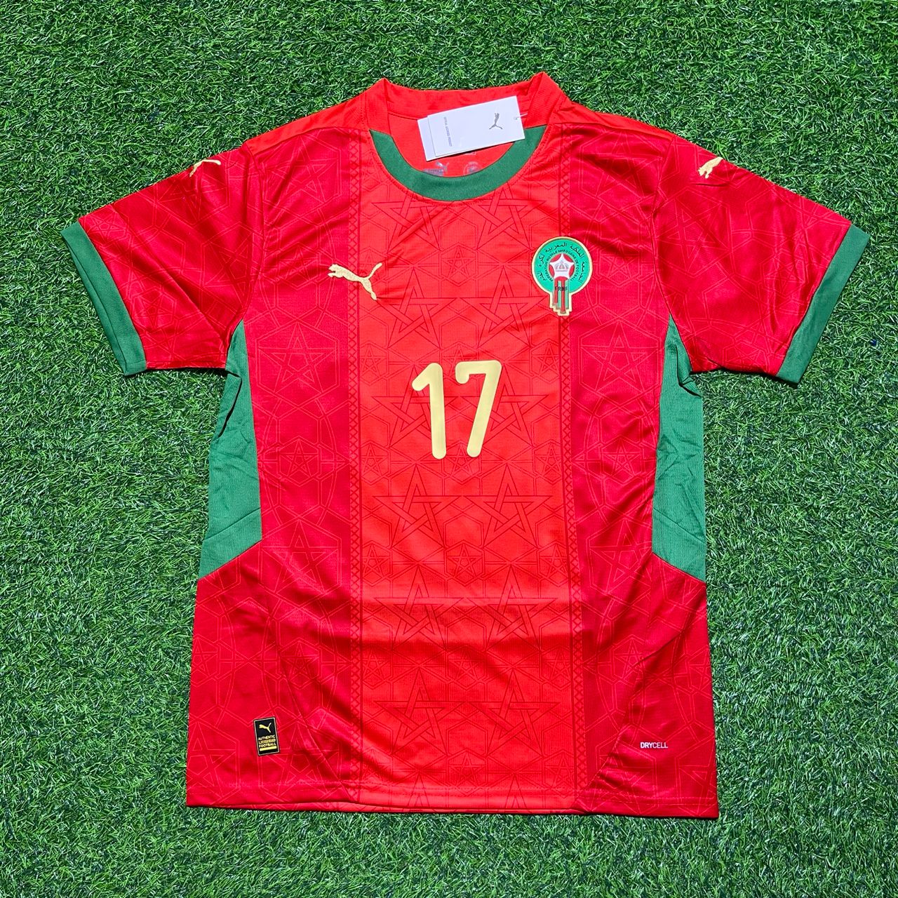 Ez Abde Ezzalzouli Morocco AFCON 2025 Red Football Jersey