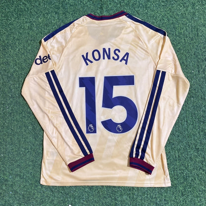 Ezri Konsa #15 Arsenal 2026 /2027 Third Long Sleeve Football Jersey