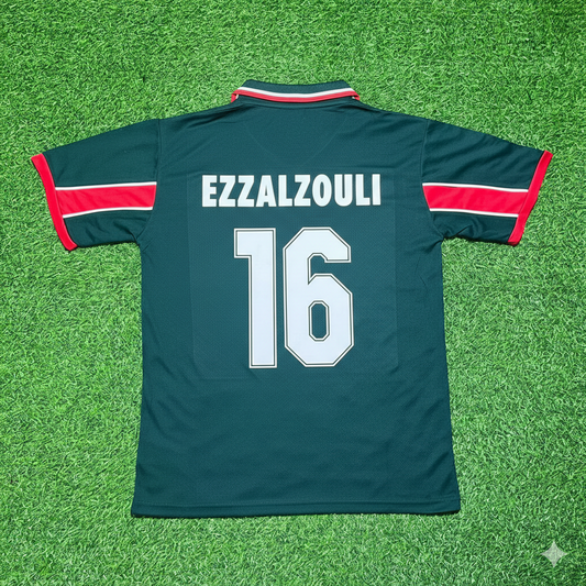 Abde Ezzalzouli Morocco Home Retro Football Jersey Kit