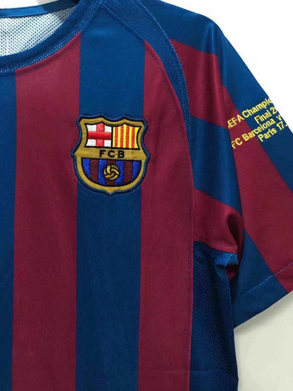 Deco Barcelona 2006 Final Retro Short Sleeve Football Jersey Kit